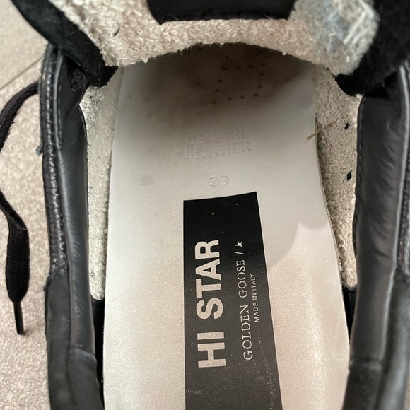 Golden Goose Size 39 black unisex sneakers - Picture 8 of 15